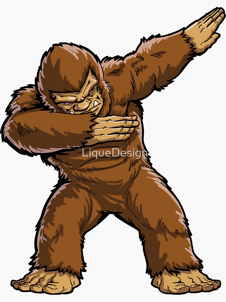 Bigfoot Sasquatch Dabbing T Shirt Funny Dab Monster Gifts Bigfoot Sasquatch Dabbing T Shirt Funny Dab Monster Gifts