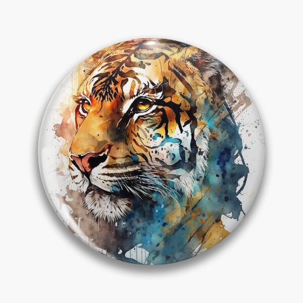 Item preview, Watercolor Tiger designed and sold by GummywormDesign.