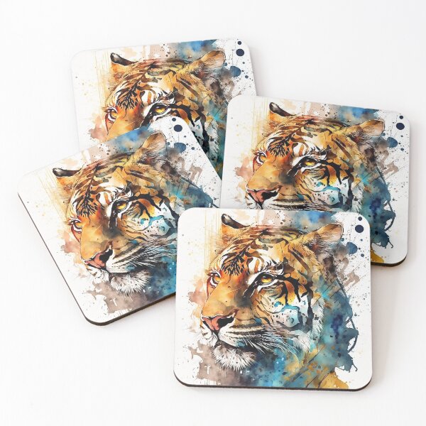 Item preview, Watercolor Tiger designed and sold by GummywormDesign.