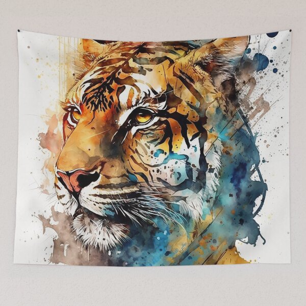 Item preview, Watercolor Tiger designed and sold by GummywormDesign.