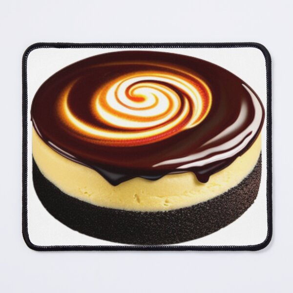 Item preview, Delicious Chocolate Swirl Cheese Cake  designed and sold by Woodchucky.