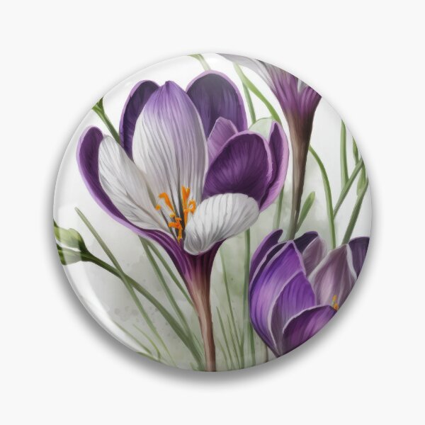 Item preview, Crocus Flowers  designed and sold by Vanover Designs.