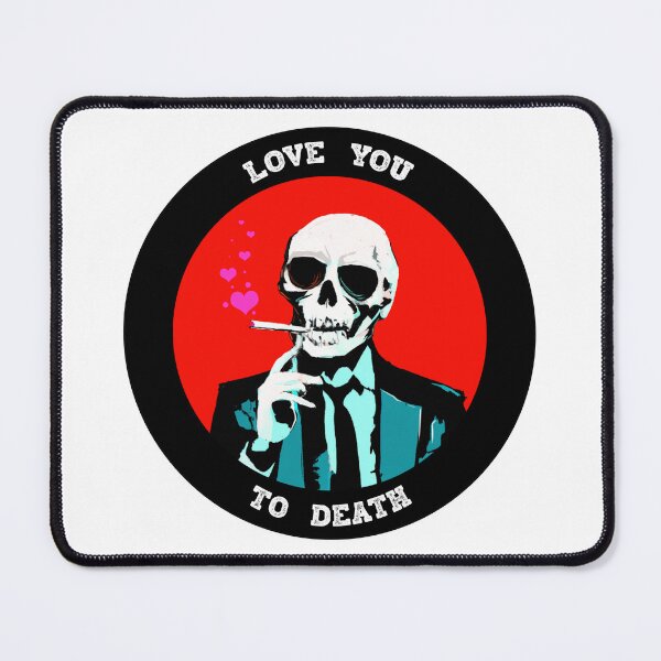 Artikelvorschau, Love You To Death Valentine Pop Art Skull entworfen und verkauft von PVSKI.