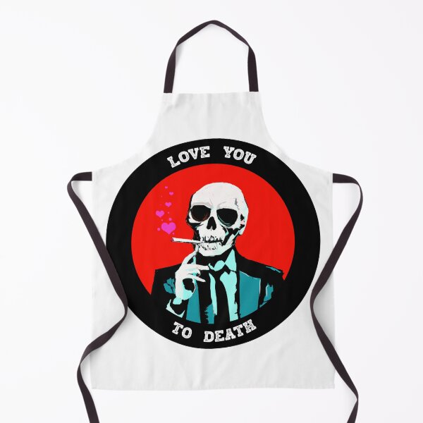 Aperçu de l'œuvre Love You To Death Valentine Pop Art Skull créée et vendue par PVSKI.
