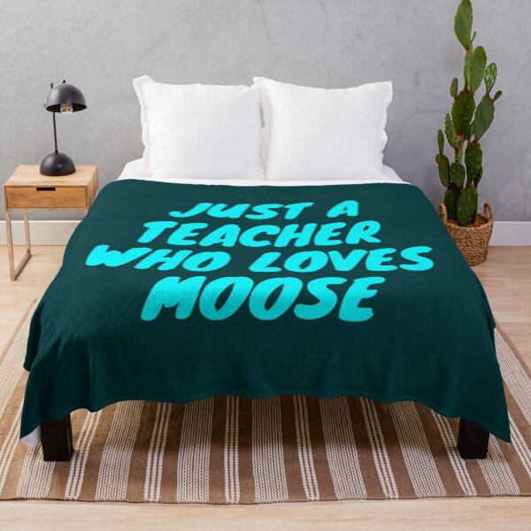 Item preview, Just A Teacher Who Loves Moose designed and sold by gwanseok22.