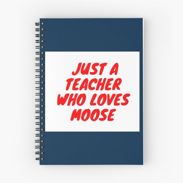 Item preview, Just A Teacher Who Loves Moose Poster designed and sold by gwanseok22.