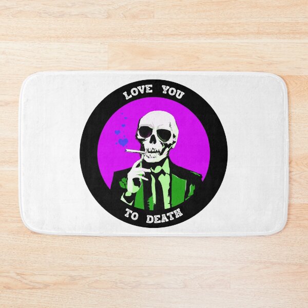 Item preview, Love You To Death Valentine Pop Art Skull designed and sold by PVSKI.
