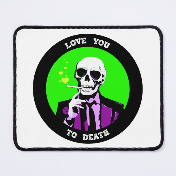 Item preview, Love You To Death Valentine Pop Art Skull designed and sold by PVSKI.
