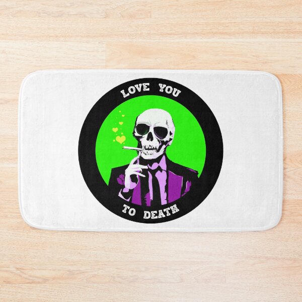 Item preview, Love You To Death Valentine Pop Art Skull designed and sold by PVSKI.