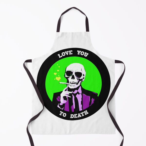 Item preview, Love You To Death Valentine Pop Art Skull designed and sold by PVSKI.