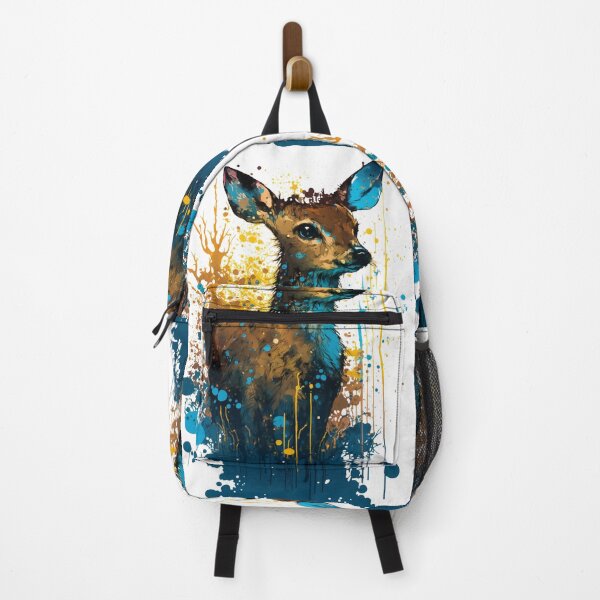 Item preview, Paint splatter fawn - pop art designed and sold by Artxplor.