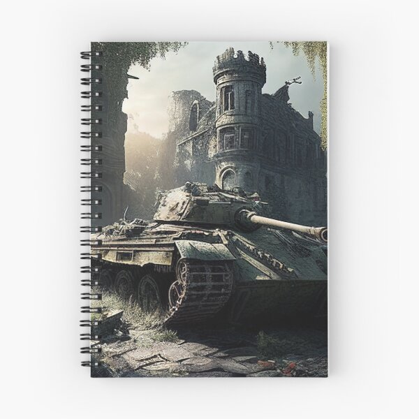 Item preview, Lost Tank Abandoned in a Ruined city Art designed and sold by WraithMerch.