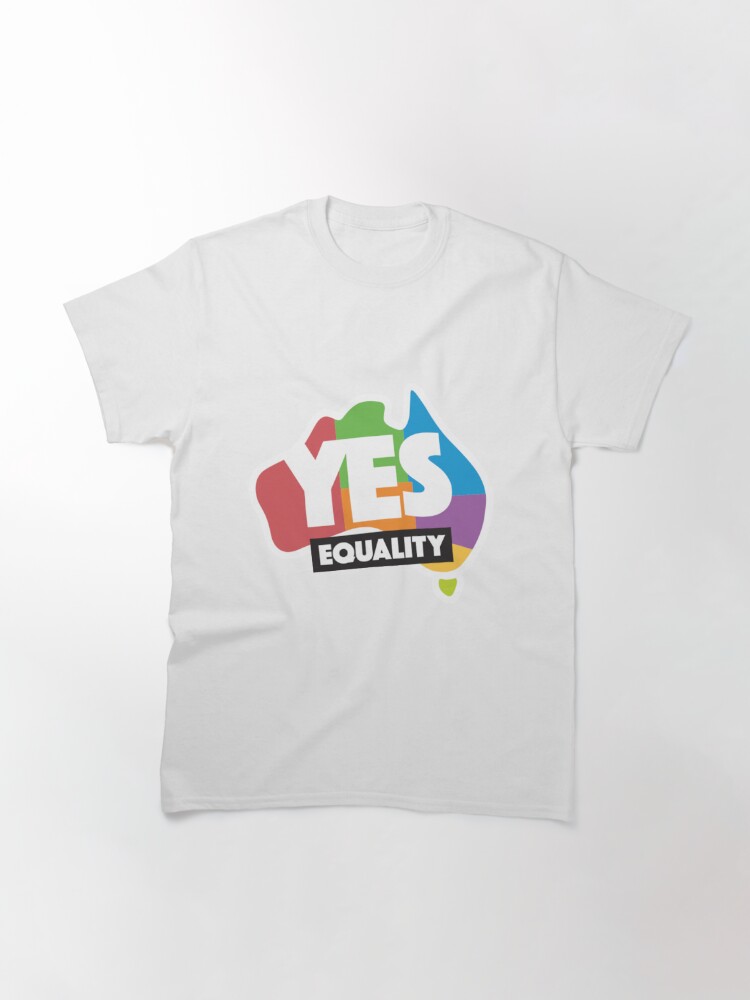 Yes Equality Australia" T-shirt for Sale by zoeyannakis Redbubble | australia t-shirts - same sex t-shirts - marriage equality t-shirts