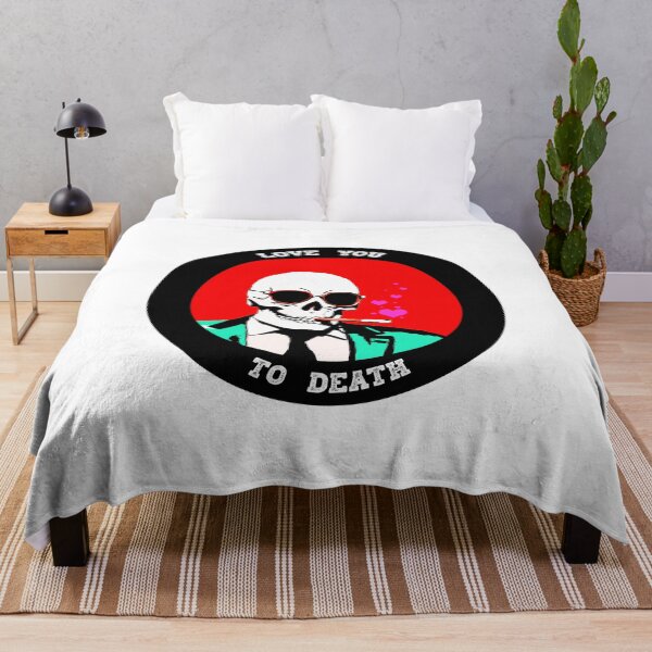 Item preview, Love You To Death Valentine Pop Art Skull designed and sold by PVSKI.