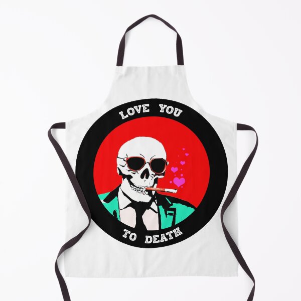 Aperçu de l'œuvre Love You To Death Valentine Pop Art Skull créée et vendue par PVSKI.