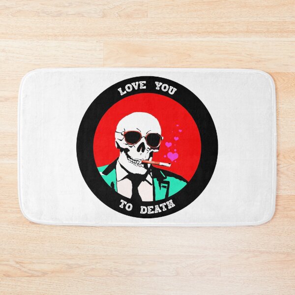 Item preview, Love You To Death Valentine Pop Art Skull designed and sold by PVSKI.