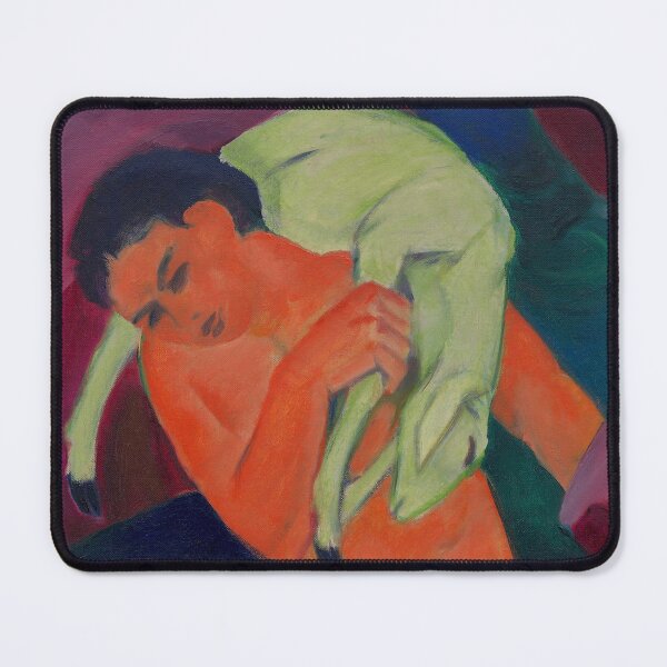Item preview, Franz Marc Art Prints   Young Boy with a Lamb; The Good Shepherd   Franz Marc  designed and sold by TeeARTHY.
