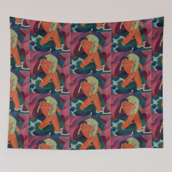 Item preview, Franz Marc Art Prints   Young Boy with a Lamb; The Good Shepherd   Franz Marc  designed and sold by TeeARTHY.