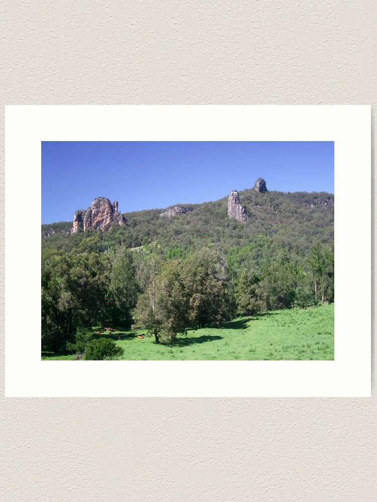 Thumbnail 1 of 3, Art Print, Nimbin Rocks designed and sold by theoddshot.