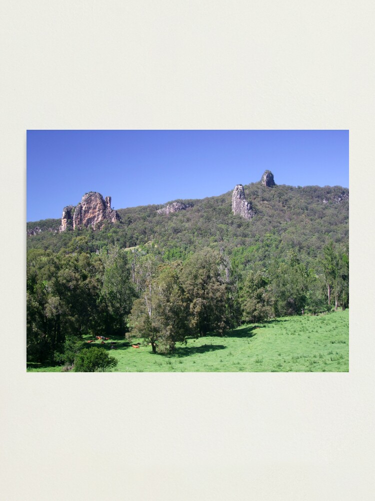 Alternate view of Nimbin Rocks Photographic Print