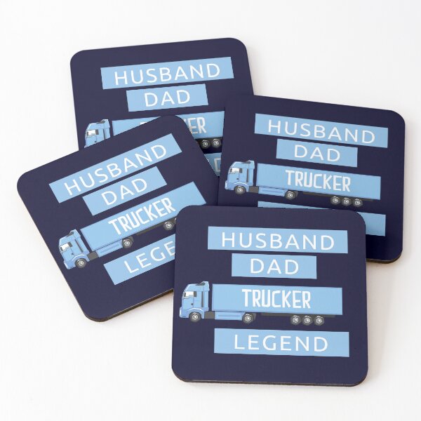 Item preview, HUSBAND DAD TRUCKER LEGEND T-SHIRT designed and sold by SeekingMeaning.