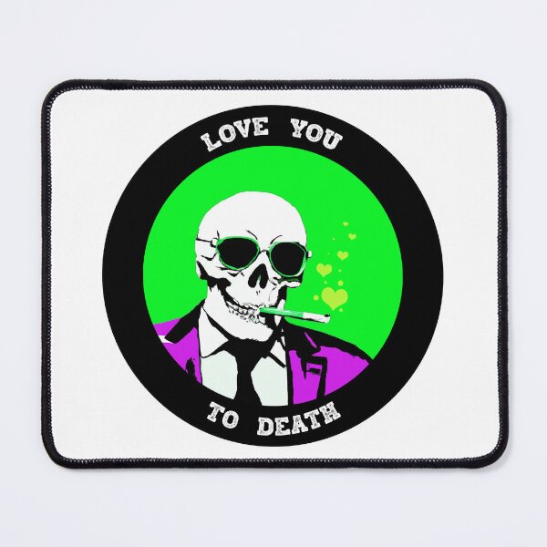 Item preview, Love You To Death Valentine Pop Art Skull designed and sold by PVSKI.