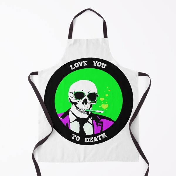 Item preview, Love You To Death Valentine Pop Art Skull designed and sold by PVSKI.