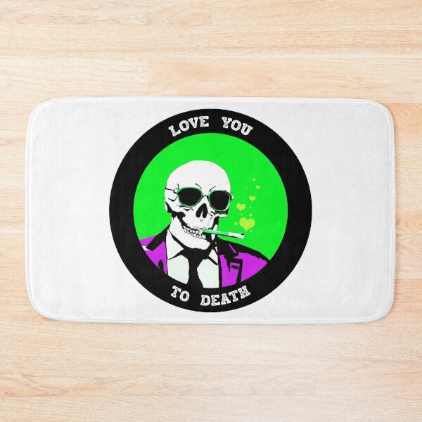 Artikelvorschau, Love You To Death Valentine Pop Art Skull entworfen und verkauft von PVSKI.