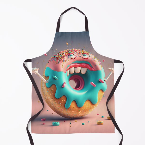 Item preview, Cartoon Donut V7 designed and sold by GummywormDesign.