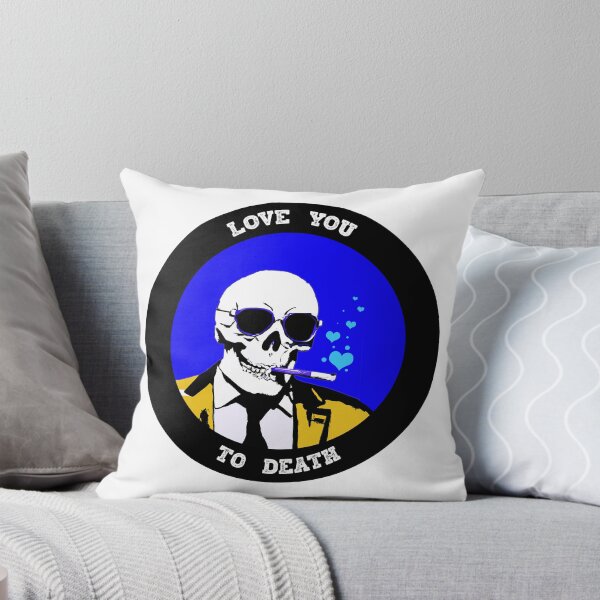 Item preview, Love You To Death Valentine Pop Art Skull designed and sold by PVSKI.