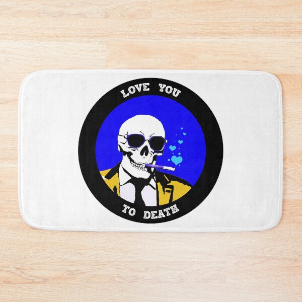 Item preview, Love You To Death Valentine Pop Art Skull designed and sold by PVSKI.