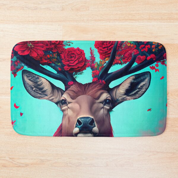 Item preview, Floral Deer Yokai designed and sold by OccultDreams.