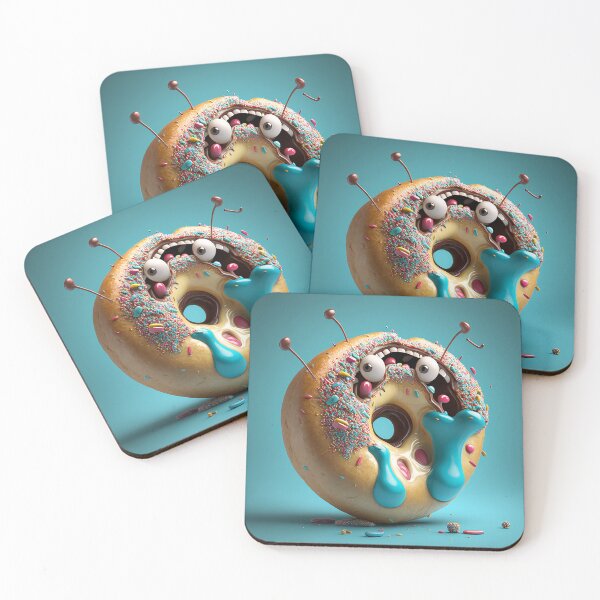 Artikelvorschau, Cartoon Donut V6 entworfen und verkauft von GummywormDesign.