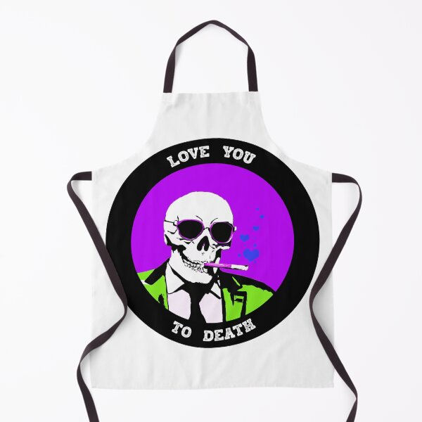 Aperçu de l'œuvre Love You To Death Valentine Pop Art Skull créée et vendue par PVSKI.