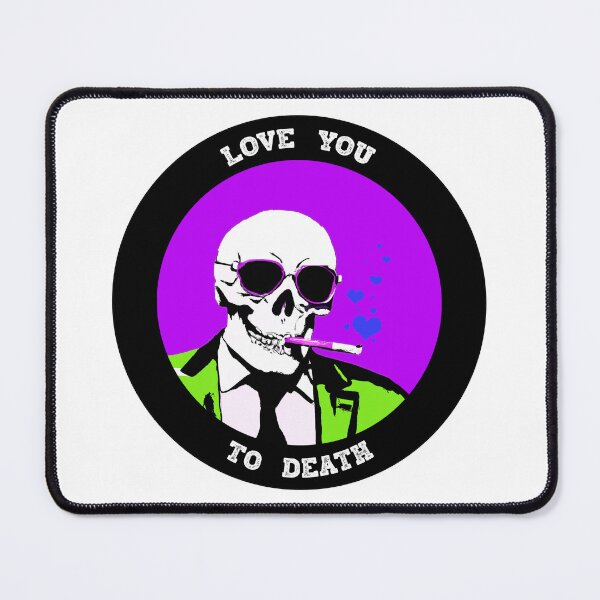 Artikelvorschau, Love You To Death Valentine Pop Art Skull entworfen und verkauft von PVSKI.