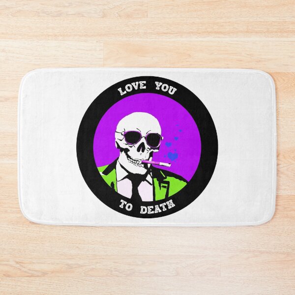 Item preview, Love You To Death Valentine Pop Art Skull designed and sold by PVSKI.
