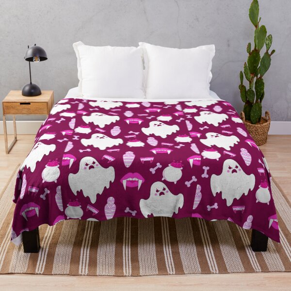 Item preview, Cute Purple Ghost Pattern designed and sold by Preslava Genova.