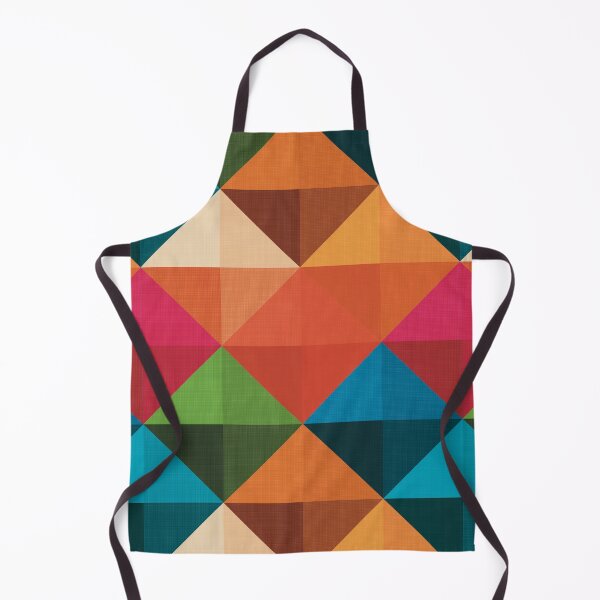 Aperçu de l'œuvre Diamant et triangles aux couleurs et textures vives créée et vendue par VanDoeke.
