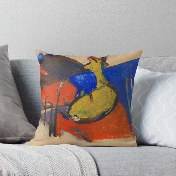 Item preview,  Franz Marc Art Prints   Two Deer Lying Down  Franz Marc  designed and sold by TeeARTHY.