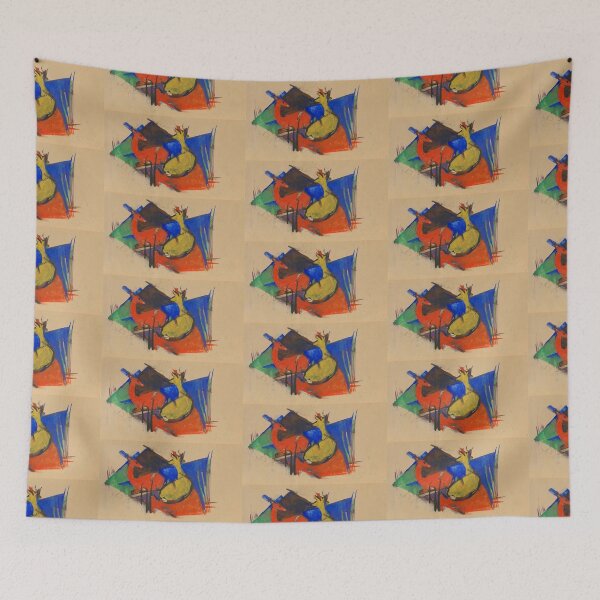 Item preview,  Franz Marc Art Prints   Two Deer Lying Down  Franz Marc  designed and sold by TeeARTHY.