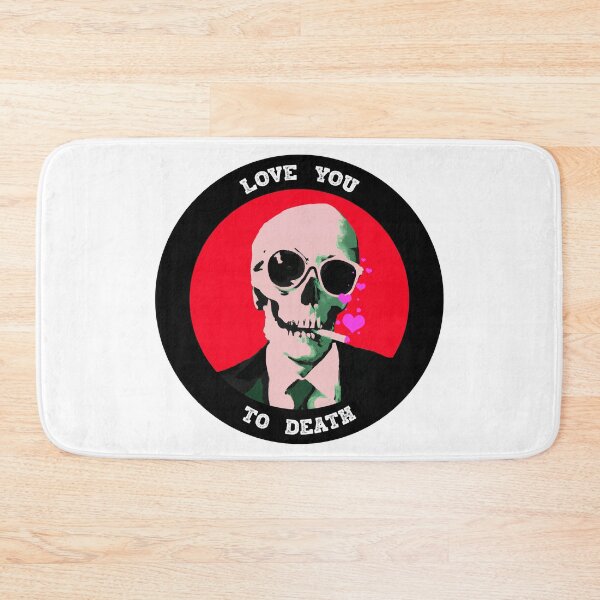 Item preview, Love You To Death Valentine Pop Art Skull designed and sold by PVSKI.