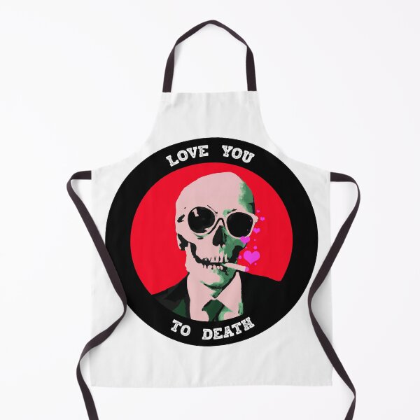 Aperçu de l'œuvre Love You To Death Valentine Pop Art Skull créée et vendue par PVSKI.