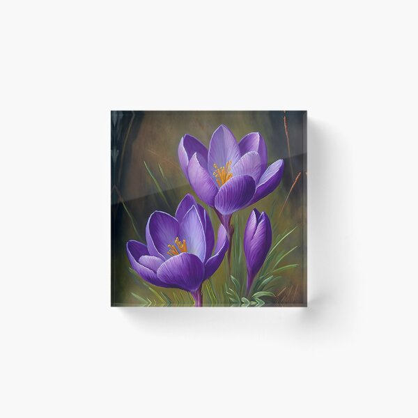 Item preview, Crocus Flowers  designed and sold by Vanover Designs.