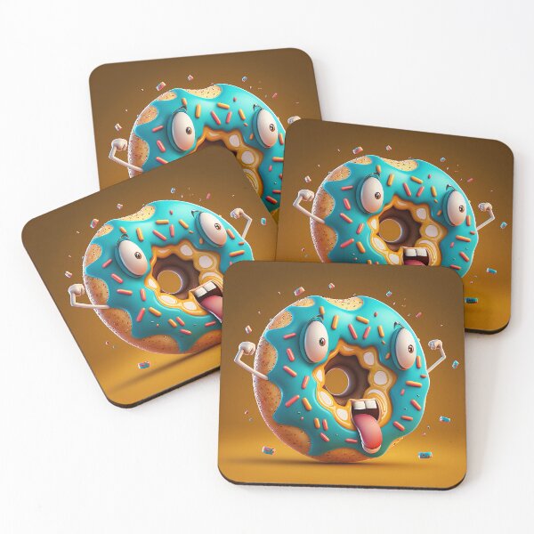Artikelvorschau, Cartoon Donut V8 entworfen und verkauft von GummywormDesign.