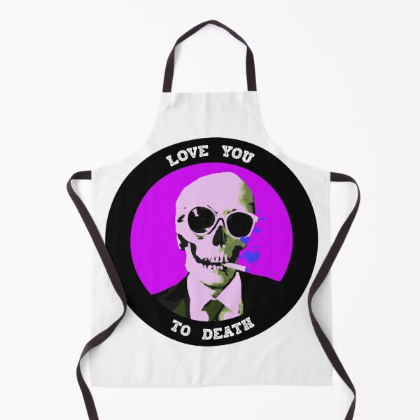 Aperçu de l'œuvre Love You To Death Valentine Pop Art Skull créée et vendue par PVSKI.