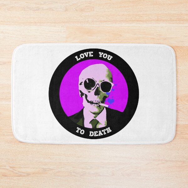 Item preview, Love You To Death Valentine Pop Art Skull designed and sold by PVSKI.