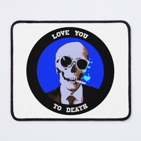 Item preview, Love You To Death Valentine Pop Art Skull designed and sold by PVSKI.