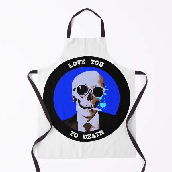 Aperçu de l'œuvre Love You To Death Valentine Pop Art Skull créée et vendue par PVSKI.