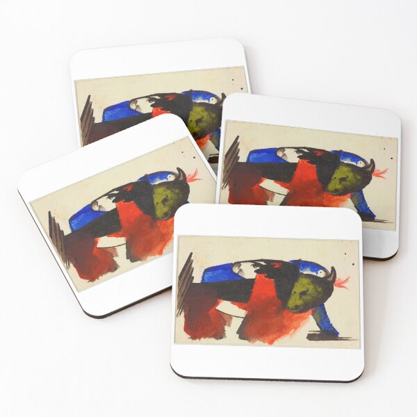 Item preview, Franz Marc Art Prints   Two animals  Franz Marc  designed and sold by TeeARTHY.