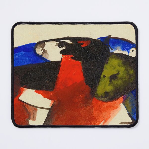 Item preview, Franz Marc Art Prints Two animals Franz Marc designed and sold by TeeARTHY.